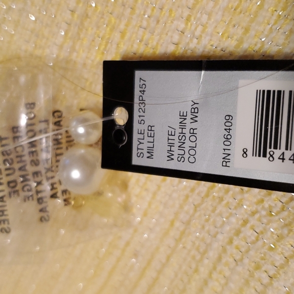 NEW Tahari Arthur S Levine petite yellow dress - Picture 13 of 15